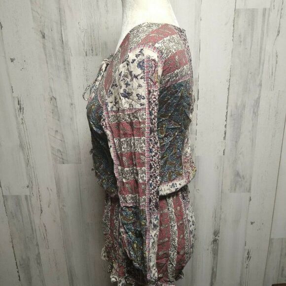 American Eagle Outfitters Women’s S Romper Shorts Boho Floral - Picture 3 of 6